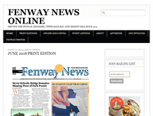 Tablet Screenshot of fenwaynews.org